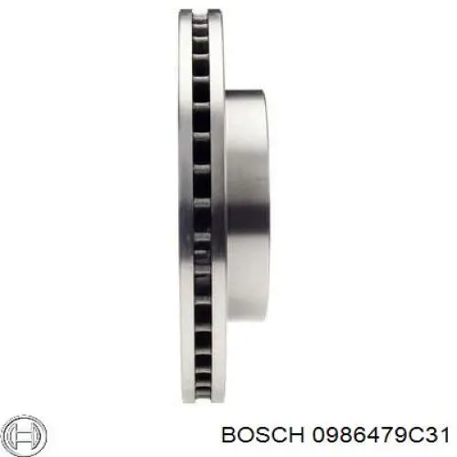 Гальмівні диски передні 0986479C31 Bosch