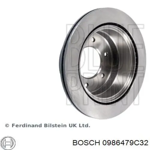 Купити 0986479C32 Bosch Диск заднього гальма