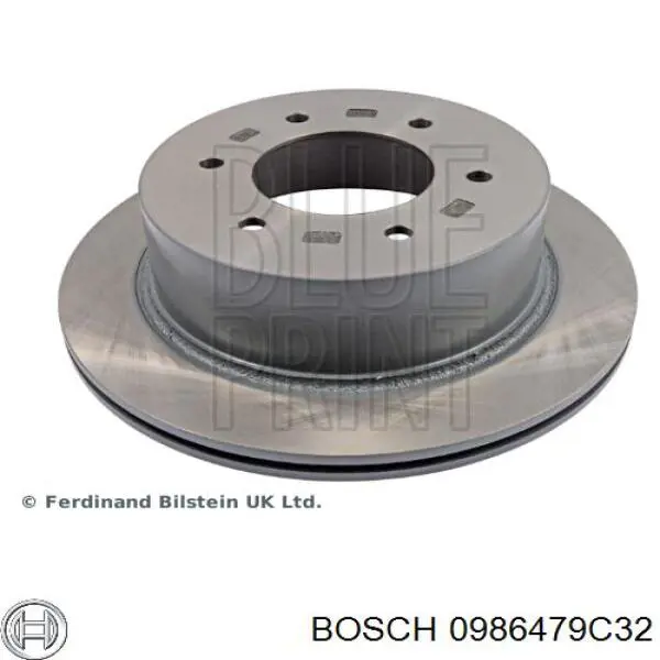 Задні дискові гальма Bosch 0986479C32 ціна, від 59.11 USD