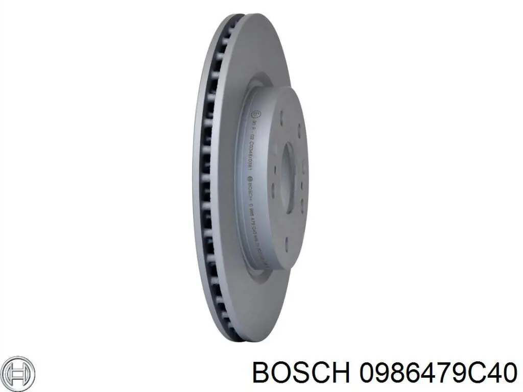 Гальмівні диски передні 0986479C40 Bosch