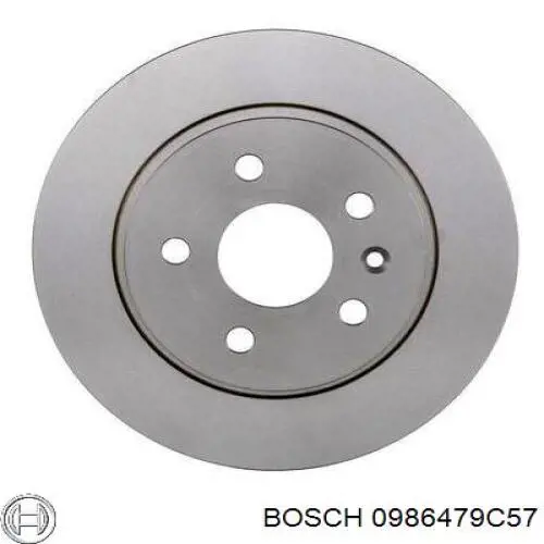 Диск гальмівний задній 0986479C57 Bosch