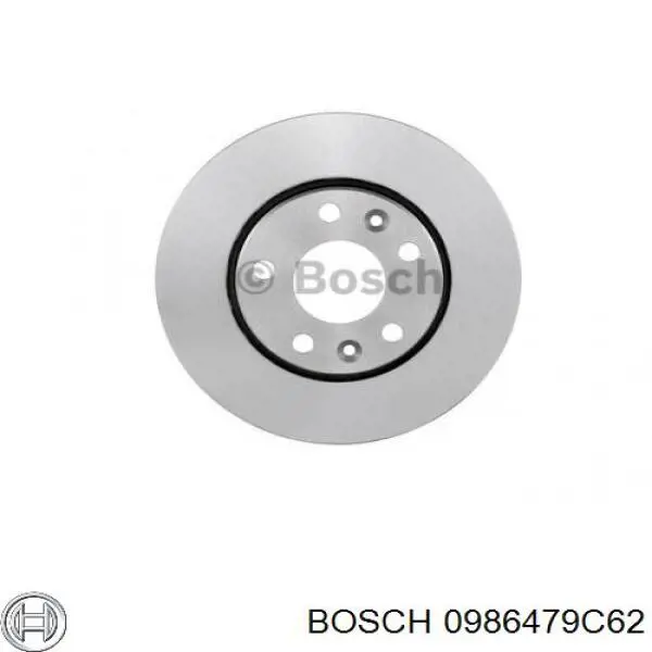 Гальмівні диски передні 0986479C62 Bosch