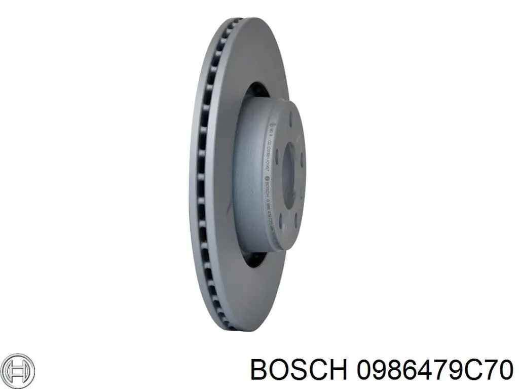 Диск гальмівний передній 0986479C70 Bosch