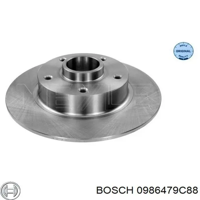 Гальмівні диски 0986479C88 Bosch