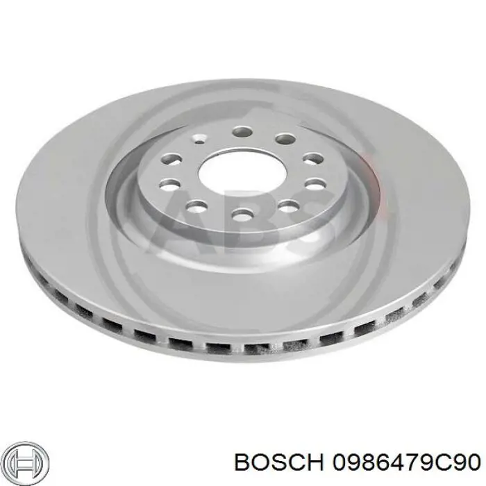 Диск переднього гальма Bosch 0986479C90 ціна, від 104.51 USD