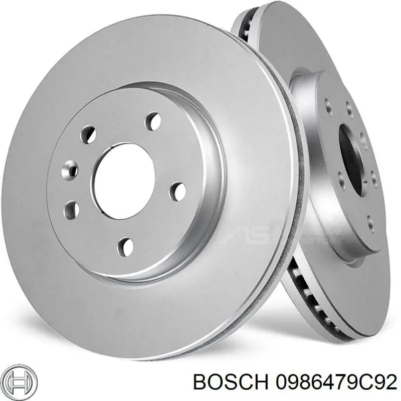 0986479C92 Bosch диск гальмівний задній