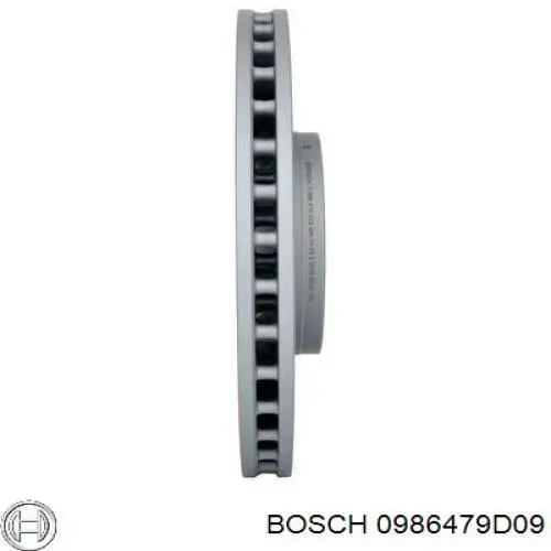 0986479D09 Bosch диск гальмівний передній
