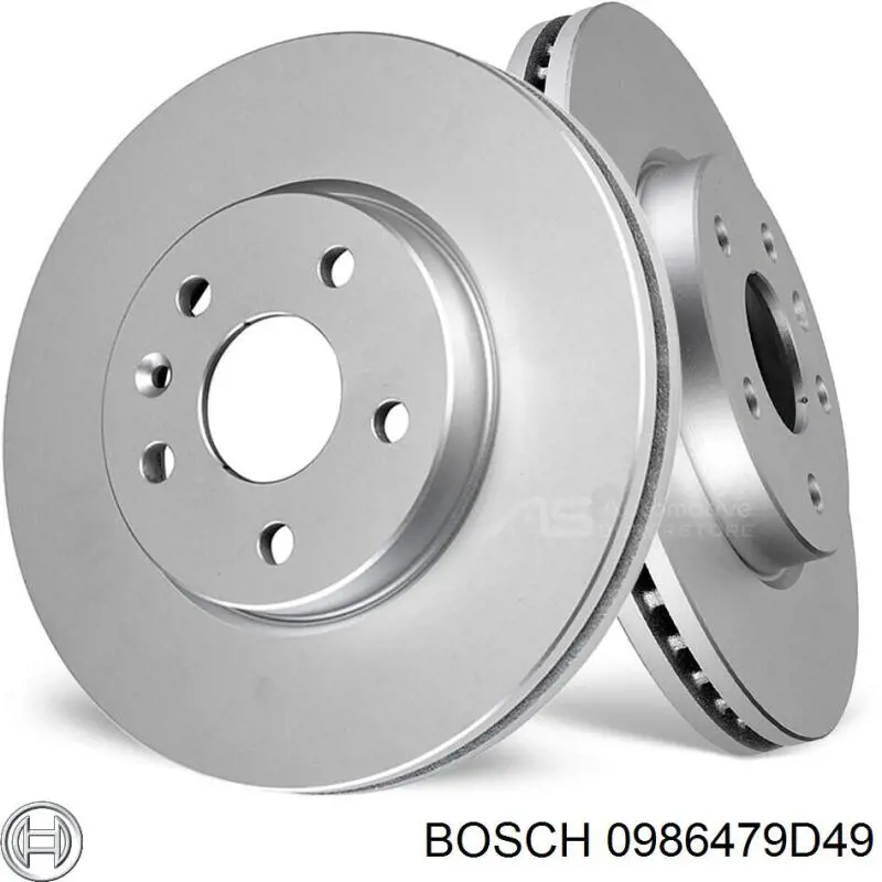 Купити 0986479D49 Bosch Диск заднього гальма
