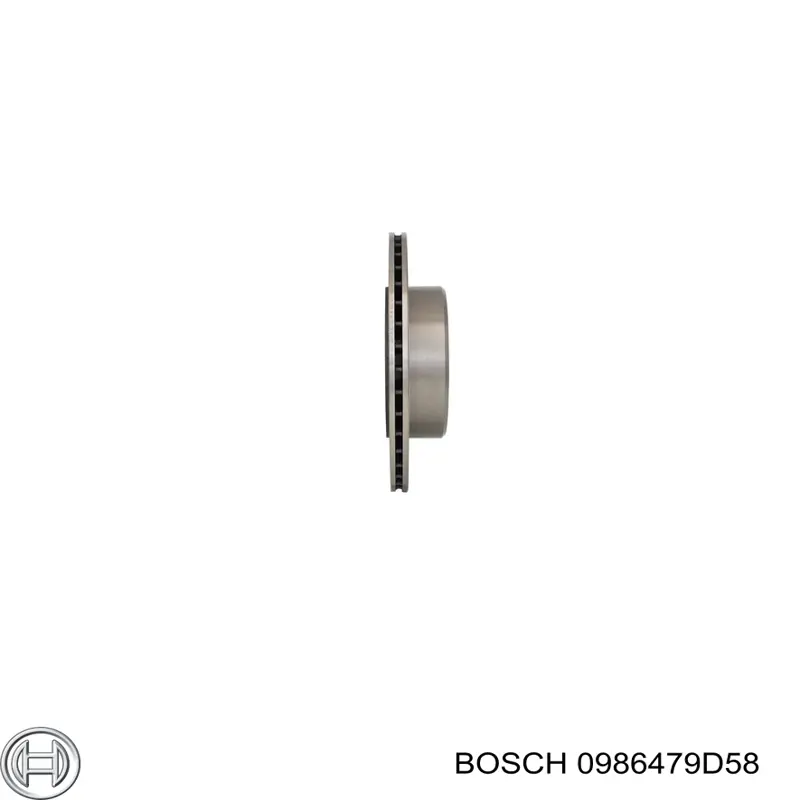 Купити 0986479D58 Bosch Диск заднього гальма