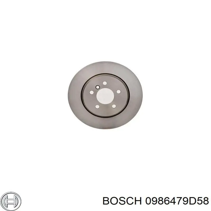 Гальмівні диски 0986479D58 Bosch