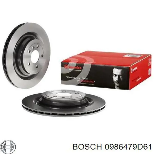 0986479D61 Bosch Дискові гальма