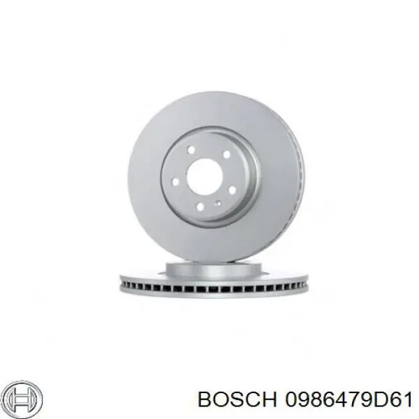 Диск гальмівний задній 0986479D61 Bosch