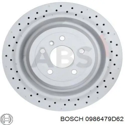 Гальмівні диски 0986479D62 Bosch