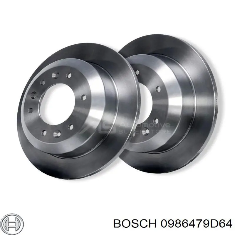 Диск гальмівний задній Bosch 0986479D64