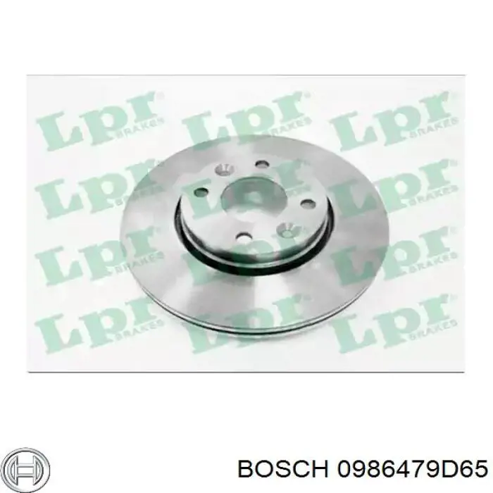 0986479D65 Bosch Гальмо дискове переднє
