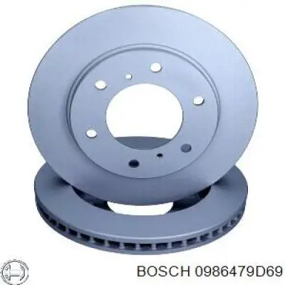 Купити 0986479D69 Bosch Ротор гальмівний