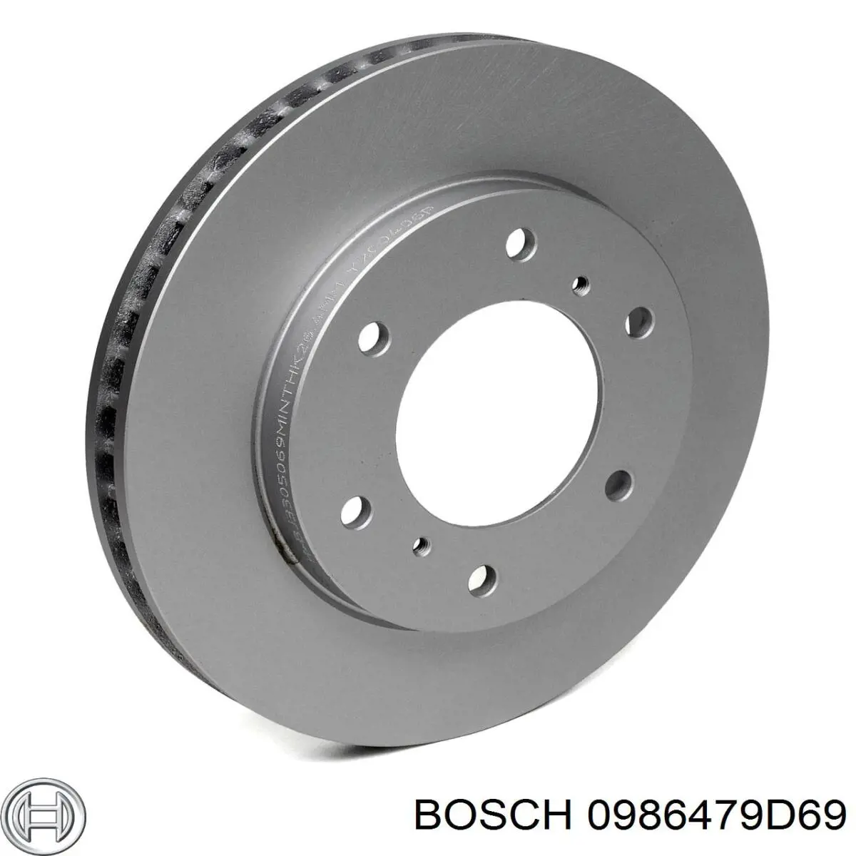 0986479D69 Bosch Гальмо дискове переднє