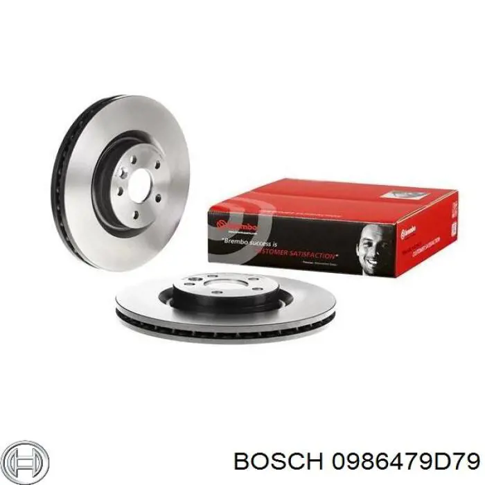 0986479D79 Bosch Гальмо дискове переднє