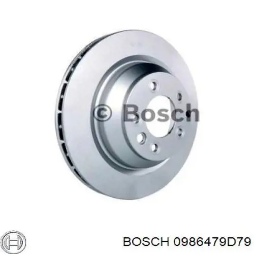 Диск переднього гальма Bosch 0986479D79 ціна, від 78.90 USD