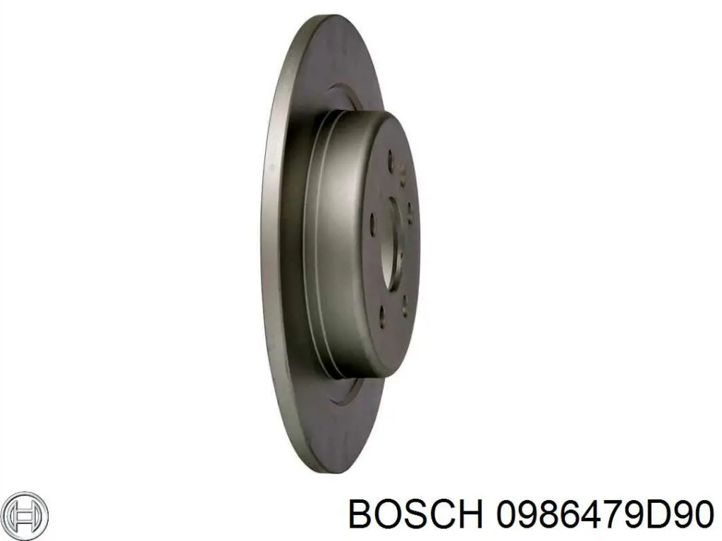 Купити 0986479D90 Bosch Диск заднього гальма