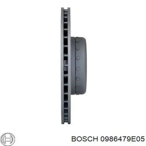 Диск гальмівний задній 0986479E05 Bosch