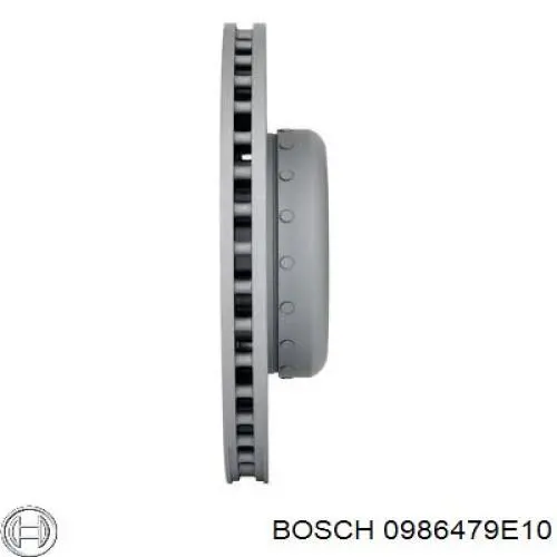 Диск гальмівний передній 0986479E10 Bosch