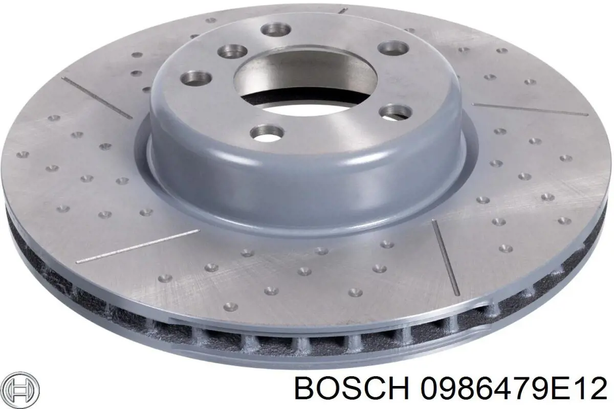 0986479E12 Bosch диск гальмівний передній
