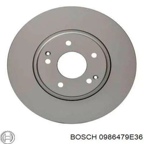 Купити 0986479E36 Bosch Ротор гальмівний
