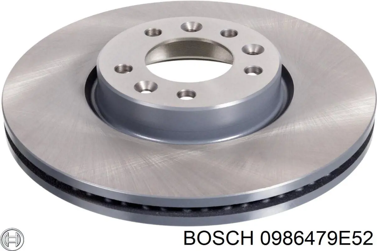 Диск гальмівний передній 0986479E52 Bosch