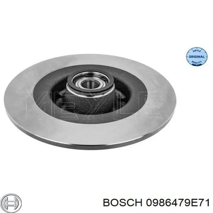 0986479E71 Bosch Дискові гальма