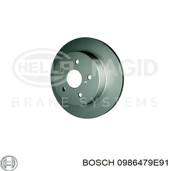 0986479E91 Bosch Дискові гальма