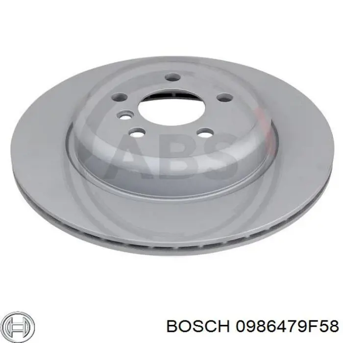 0986479F58 Bosch Гальмо дискове переднє