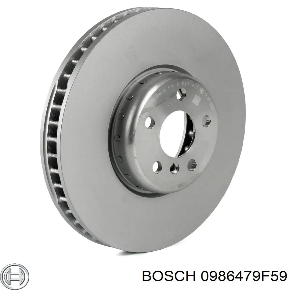 Диск гальмівний передній Bosch 0986479F59