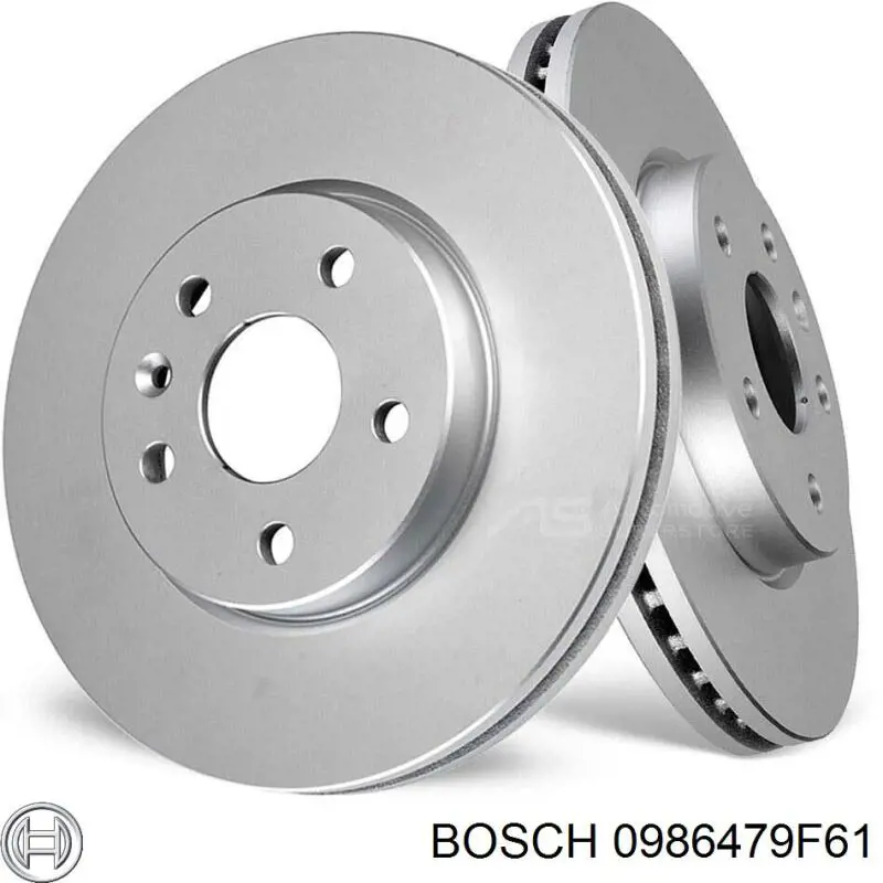 0986479F61 Bosch диск гальмівний задній