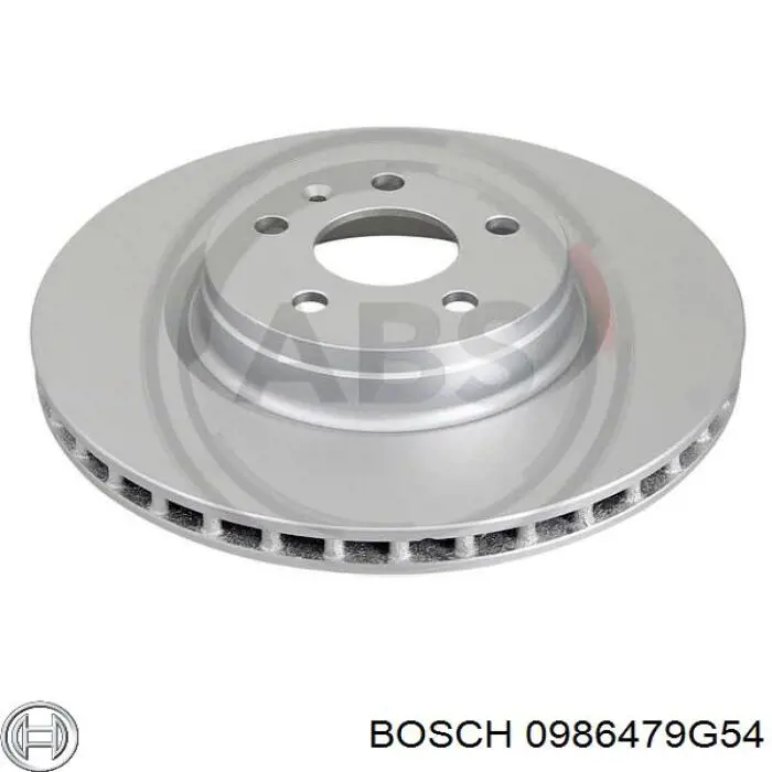 Диск переднього гальма Bosch 0986479G54 ціна, від 107.14 USD