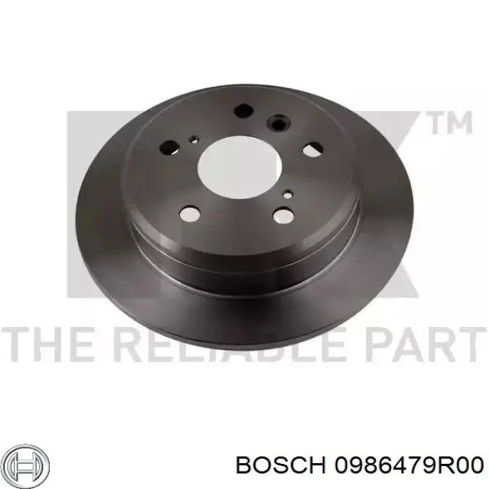 Гальмівні диски 0986479R00 Bosch
