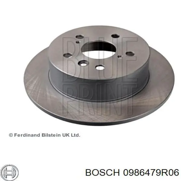 Купити 0986479R06 Bosch Диск заднього гальма