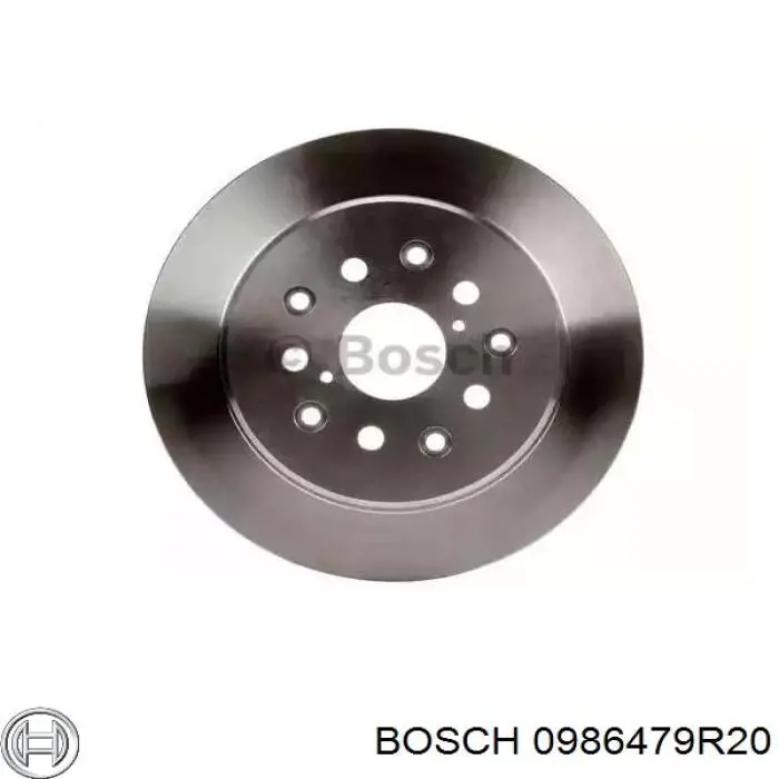 Гальмівні диски передні 0986479R20 Bosch