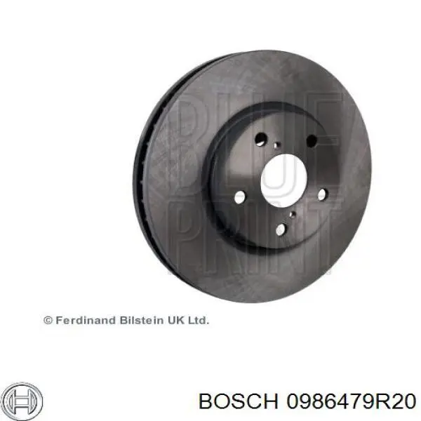 0986479R20 Bosch Гальмо дискове переднє