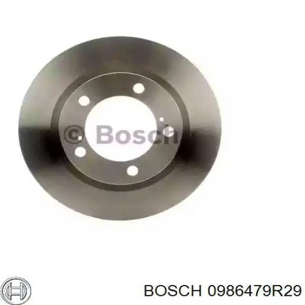 Диск гальмівний передній 0986479R29 Bosch