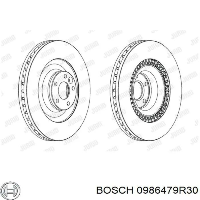 Купити 0986479R30 Bosch Ротор гальмівний