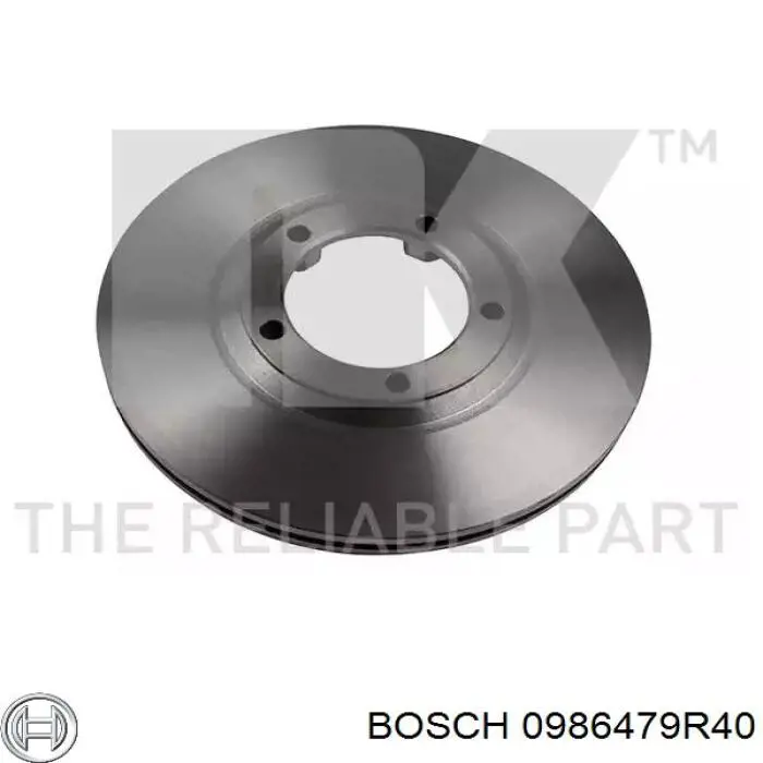 Купити 0986479R40 Bosch Ротор гальмівний