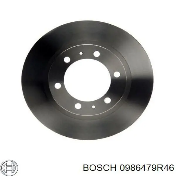 0986479R46 Bosch диск гальмівний передній
