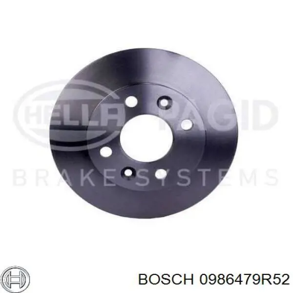 Диск переднього гальма Bosch 0986479R52 ціна, від 20.14 USD