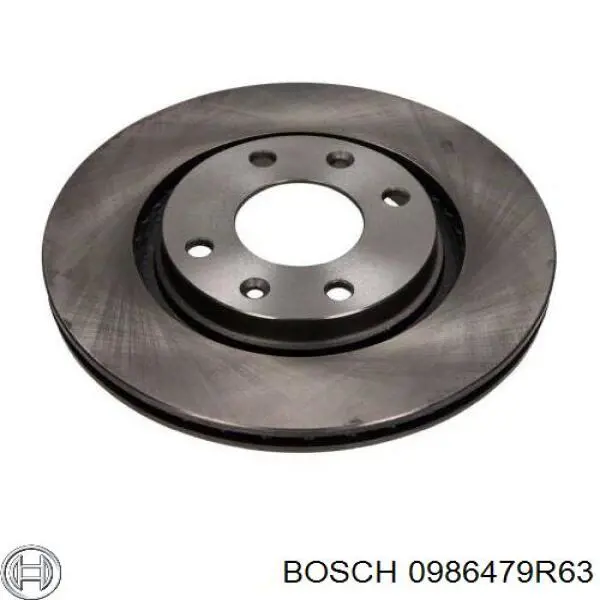 0986479R63 Bosch Гальмо дискове переднє