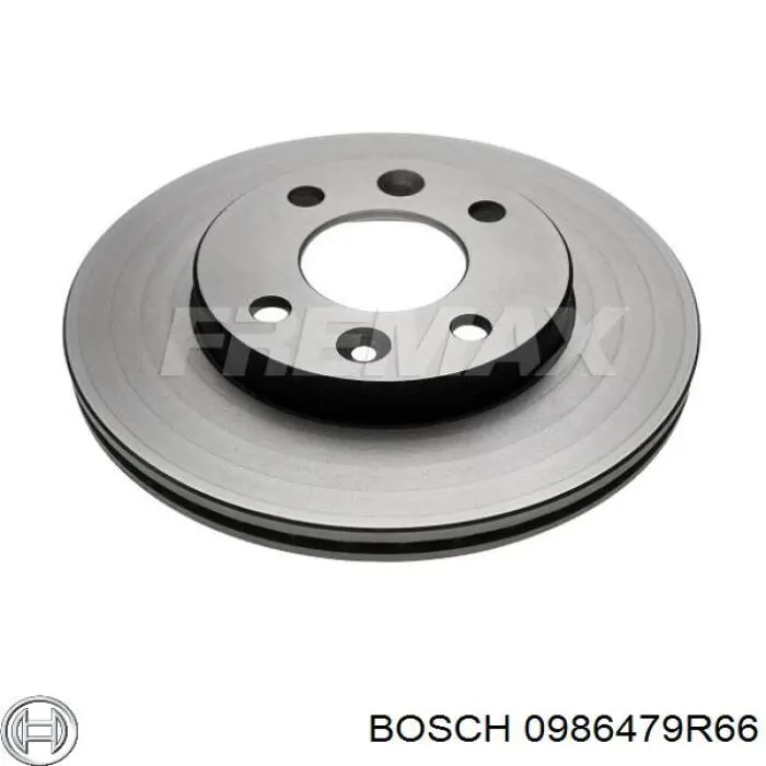 Гальмівні диски передні 0986479R66 Bosch