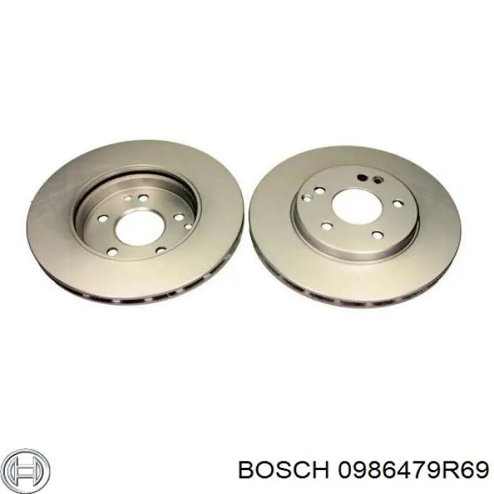 0986479R69 Bosch Гальмо дискове переднє