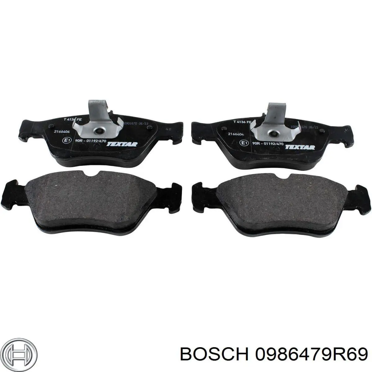 Гальмівні диски передні 0986479R69 Bosch
