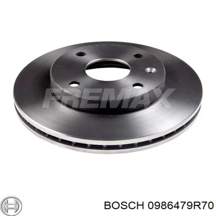 Купити 0986479R70 Bosch Ротор гальмівний