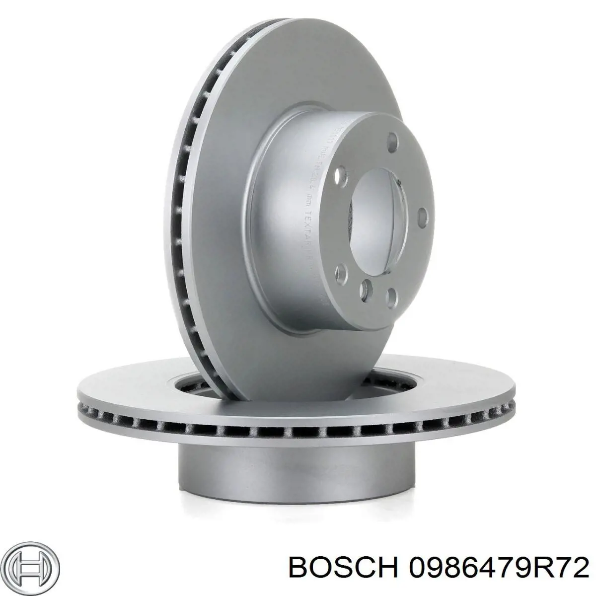 0986479R72 Bosch диск гальмівний передній